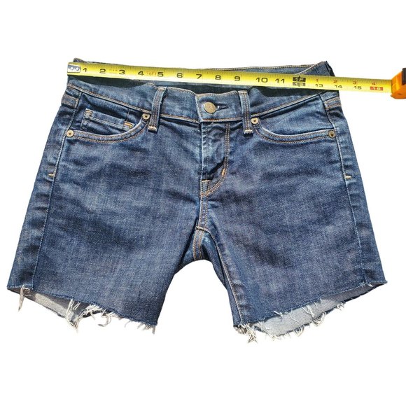 Citizens of Humanity Low Waist Stretch Cutoff Jean Shorts Style #140-085 Bardot - Picture 10 of 11